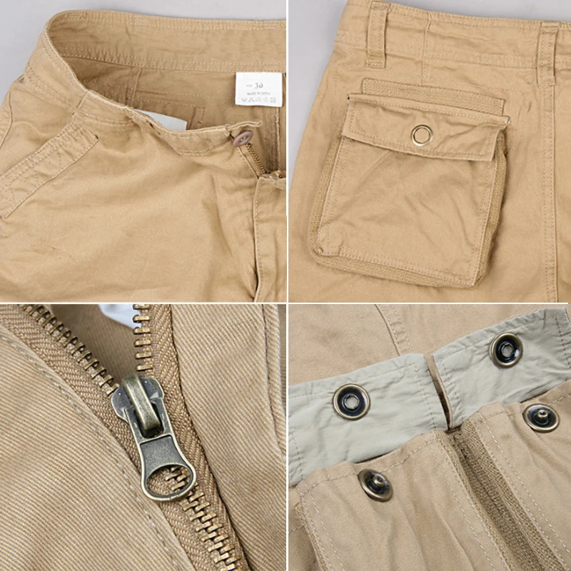 Holyrising, мужские брюки карго, хлопок, повседневные брюки, много карманов, pantalon homme, мужские Модные Военные брюки, мужские 18729-5