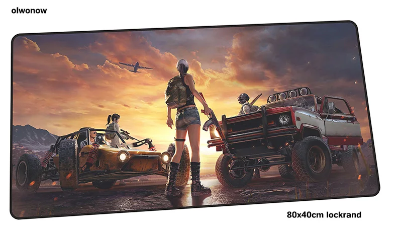 Size 800x400x2mm Pubg коврик для мыши 80x40 см модные коврики для мыши лучший игровой коврик для мыши геймер HD узор Большие персонализированные коврики для мыши Клавиатура ПК коврик - Цвет: Size 800x400x2mm