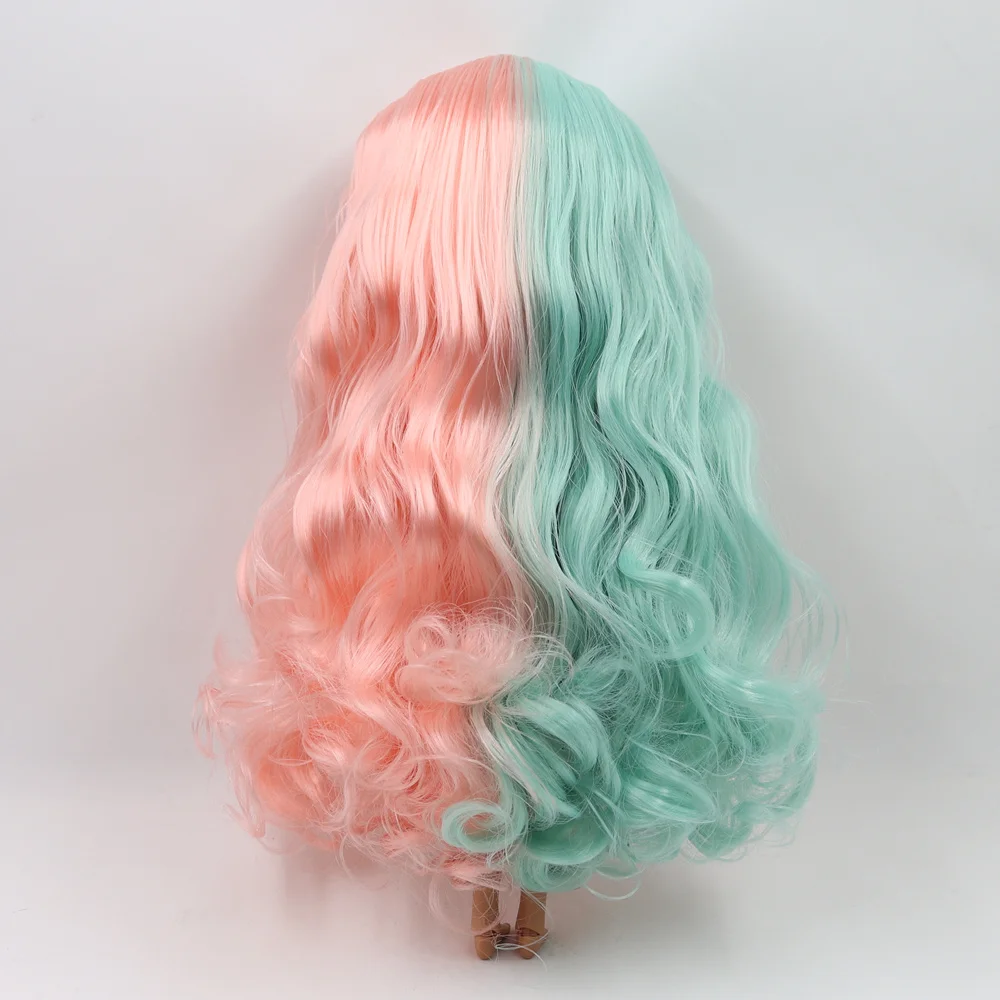 Кукла Blyth ICY DBS 30 см темная кожа матовое лицо зеленая Смешанная розовая кудрявые