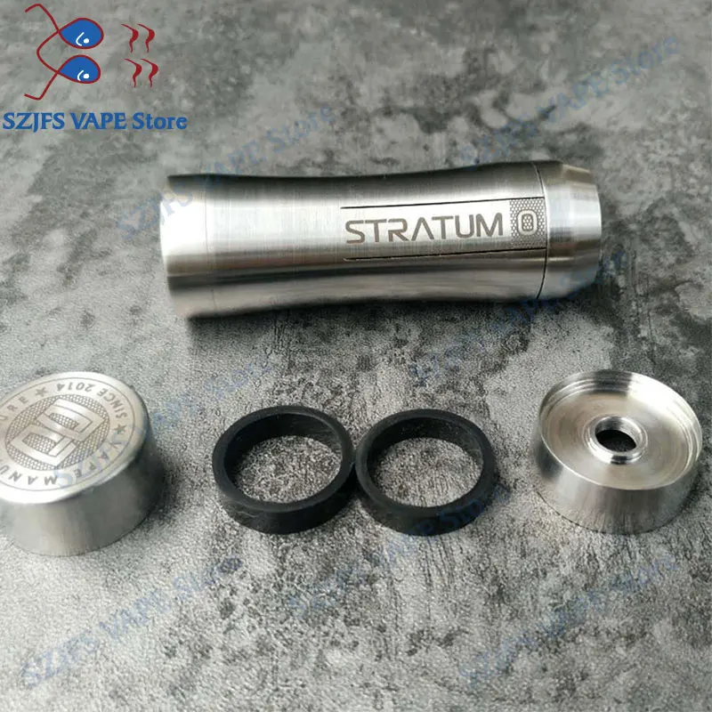 

YFTK 316ss Stainless Steel mech Stratum zero mod 18650/20700/21700 battery with KAYFUN LITE rta hot Europe 26mm mechanial mods