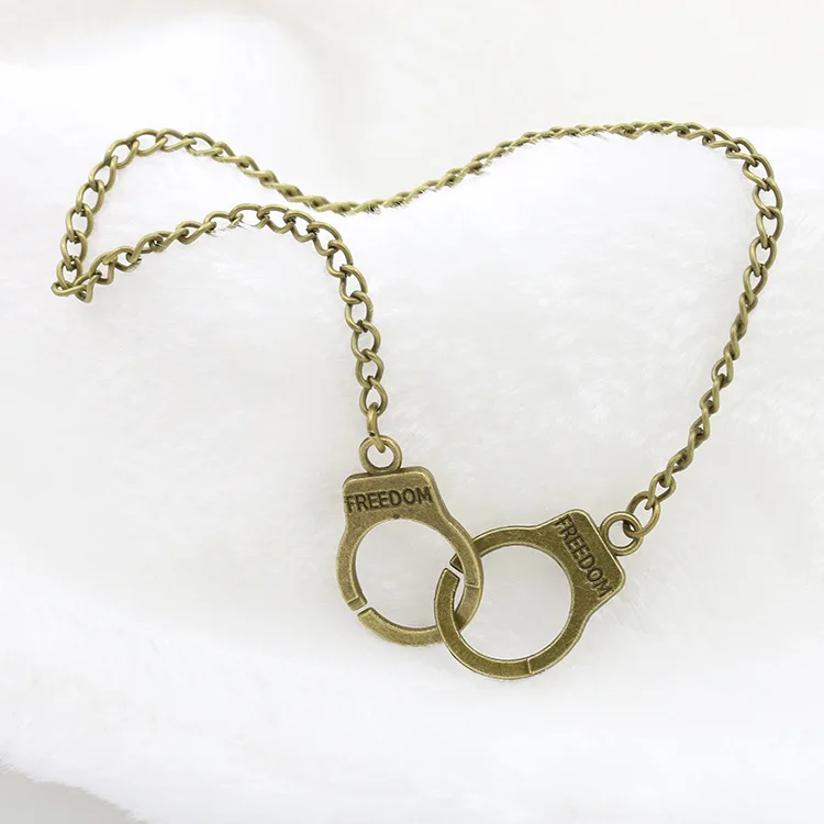 Двойные Соединенные наручники 50 оттенков серого стиля тонкая цепочка