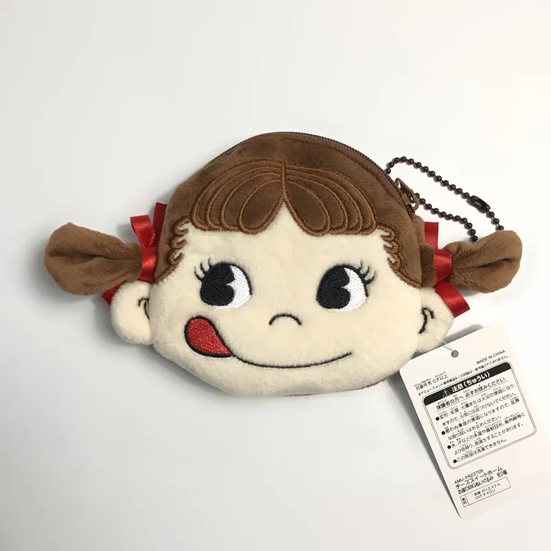 1 шт. японский Fujiya Peko Girl Poko мальчик Портмоне кошелек унисекс многофункциональная кавайная сумка аниме вышивка плюшевые игрушки подарок
