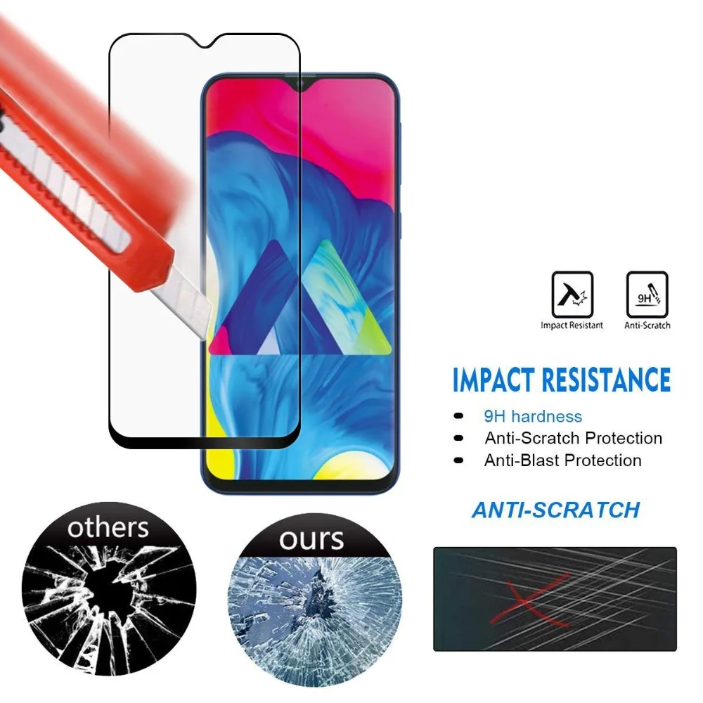 MUCHI 2 пакеты Полный закаленное Стекло для samsung Galaxy A50 Экран Защитная пленка A30 A70 A10