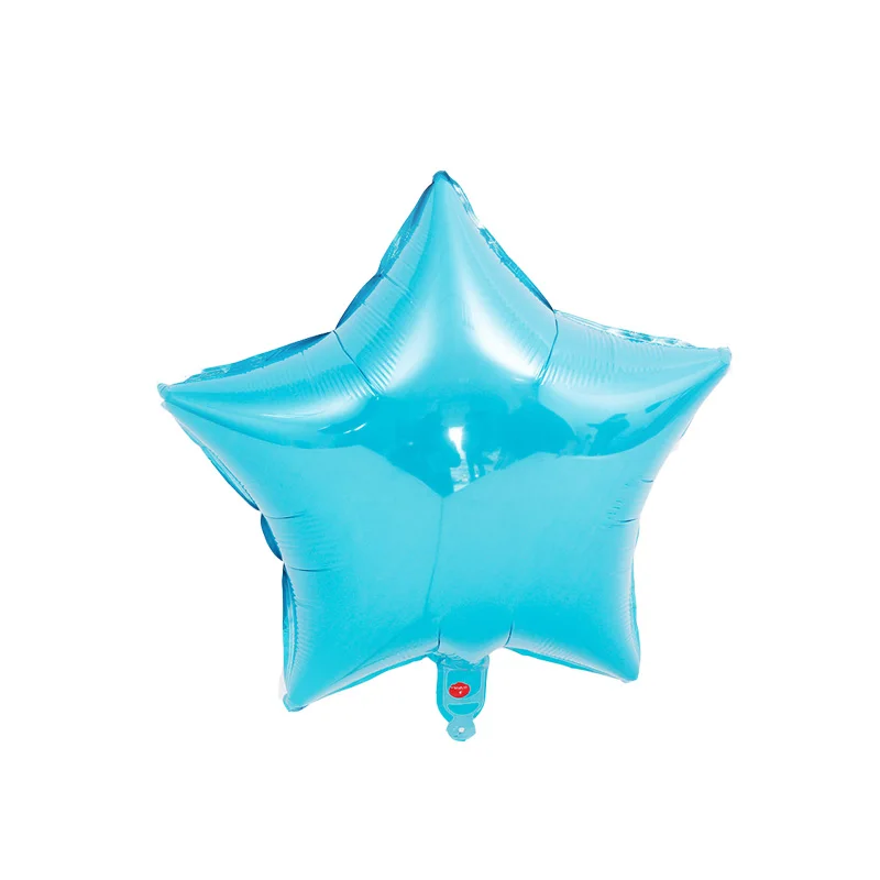 star sky blue 50 шт. 18 дюймов Звездные воздушные фольгированные шары сердце гелиевый баллон шар на день рождения вечерние свадебные украшения вечерние товары сердечки - Цвет: star sky blue