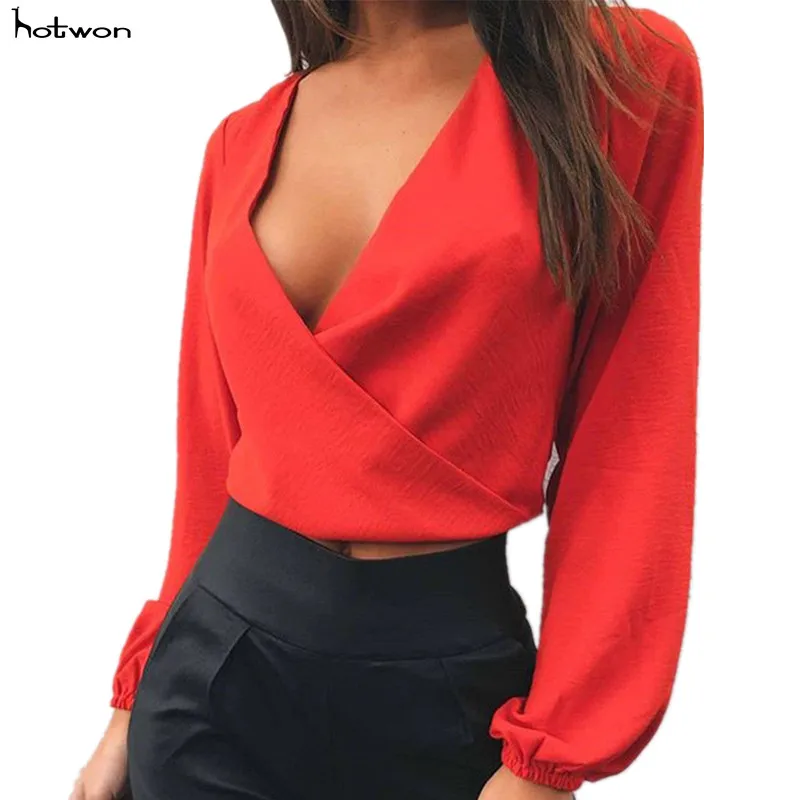 Блузка летняя с открытой спиной и длинным рукавом|Блузки| |