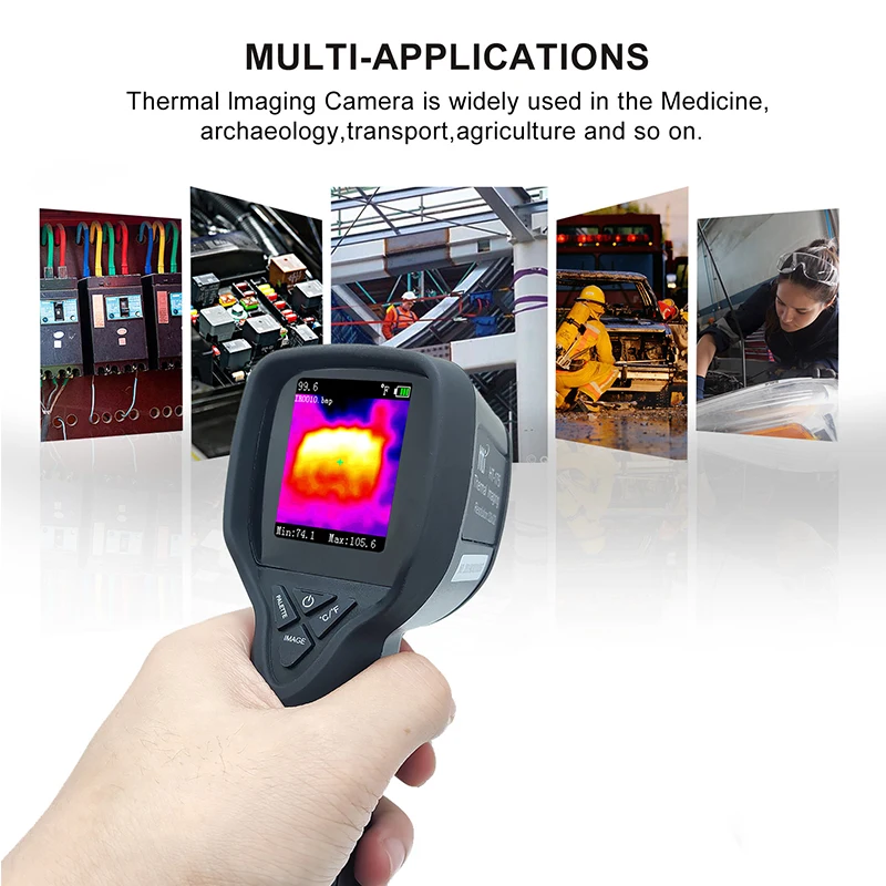 

HT-175 Precision Thermal Imager IR Thermal Imaging Handheld Infrared Thermometer Handheld Digital Electronic Hygrometer