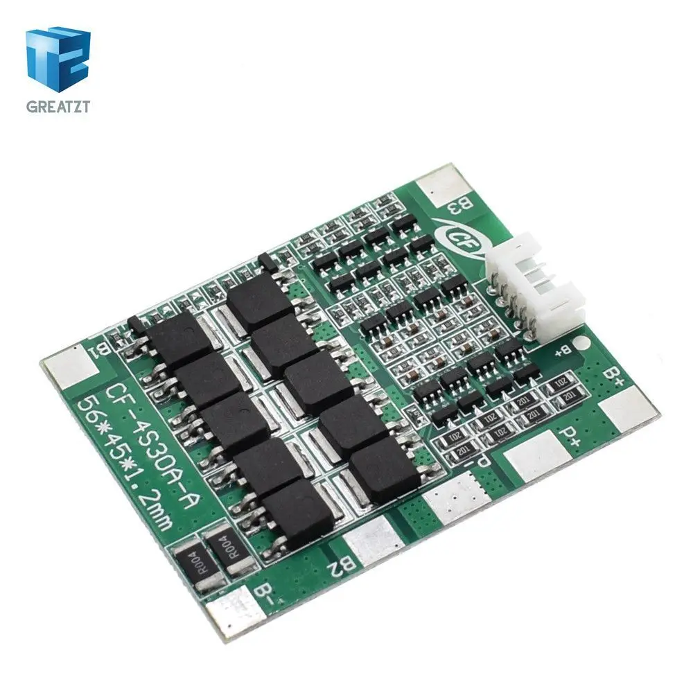 Новое поступление 4S 30A 14,8 V литий-ионный аккумулятор 18650 BMS пакеты Щит защиты печатной платы баланс Интегральные схемы