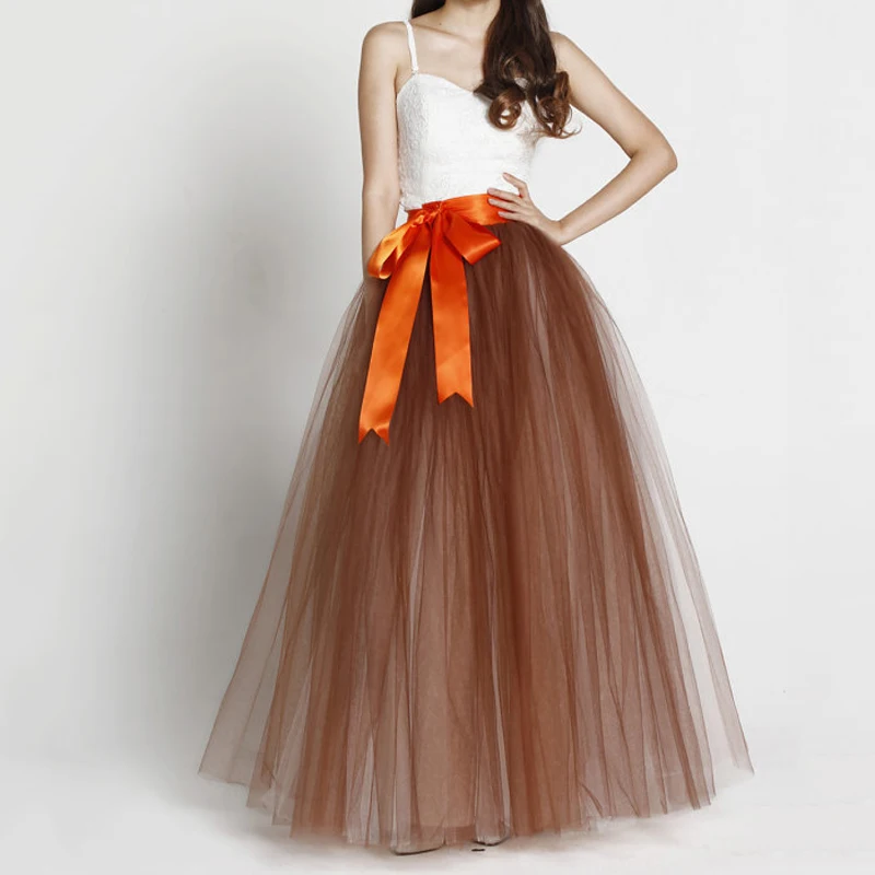 Новые двухцветные Tritone Для женщин рубашки индивидуальные Тюлевая юбка пол Длина