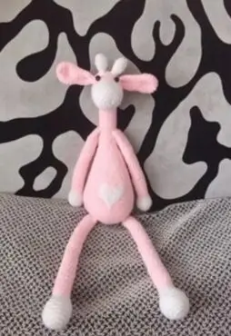 love pink Ручная работа, материал, пакеты, вязаная кукла, шерсть, олень, кукла, производство, плюшевая игрушка, вязание крючком, подвески с инструментами для плетения - Цвет: love pink