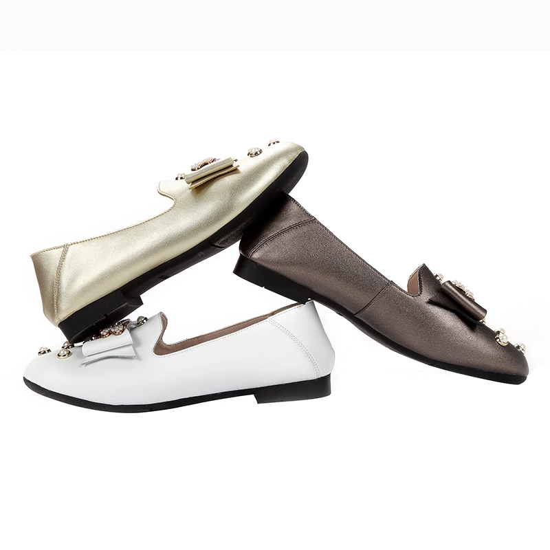 Женские туфли на плоской подошве Koovan весенние из натуральной кожи с мягкой