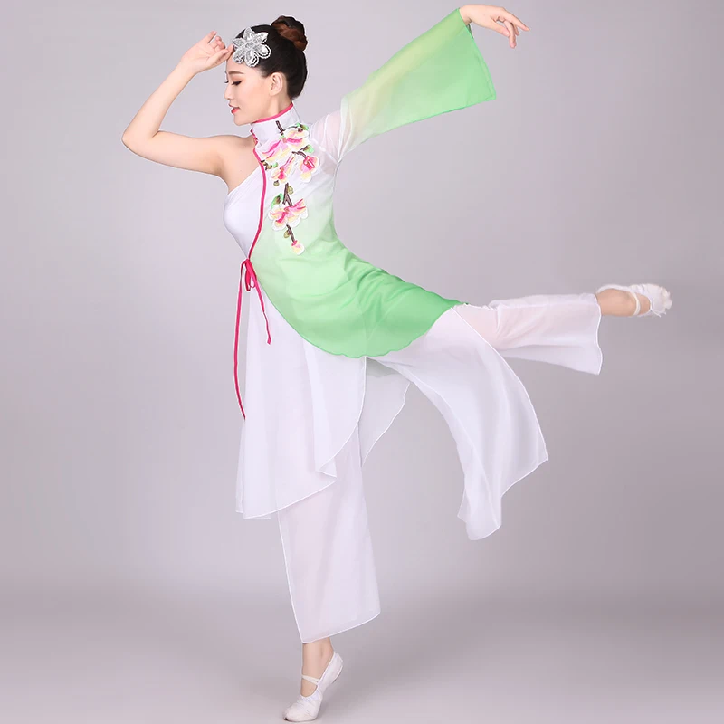 Женский танцевальный костюм yangko в китайском стиле классический элегантный для