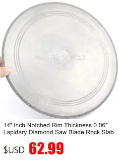 1" дюймовый зубчатый обод толщина 0,05" Lapidary алмазный пильный диск рок плиты с втулкой " 3/4" 5/" инструменты для драгоценных камней