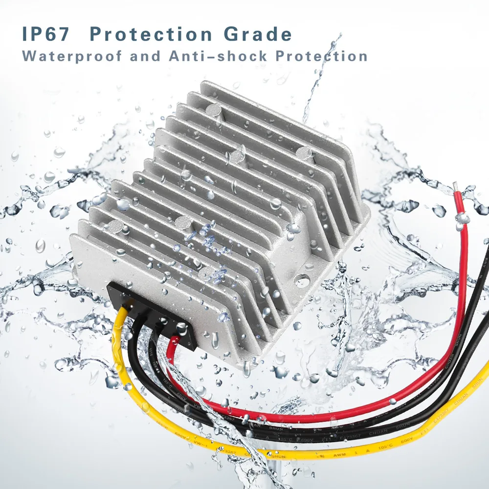 36 V-12 V 10A 120 Вт конвертер постоянного/переменного тока, Водонепроницаемый Напряжение понижающий регулятор Питание адаптер электронные трансформаторный модуль CE