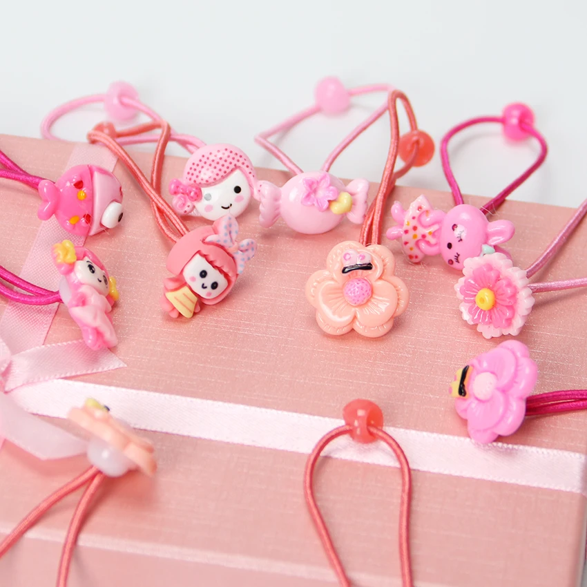 Резинки для волос Детские разноцветные 12 шт. | Аксессуары одежды