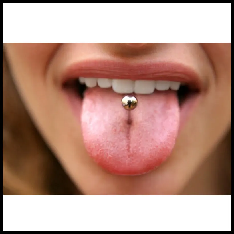 Ipcs цветные смешанные 316l хирургические стальные анодированные штанга для языка