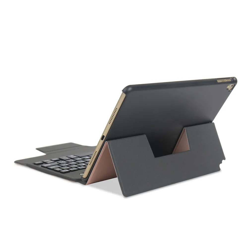 Планшет клавиатура для iPad Pro 9 7 Air1/2 ультра алюминиевая Bluetooth с кожаным чехлом
