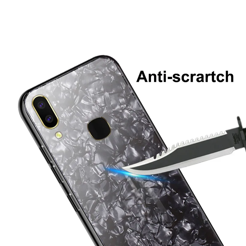 Роскошные V9 закаленное Стекло КРЫШКА ДЛЯ VIVO Противоударная защитная задняя