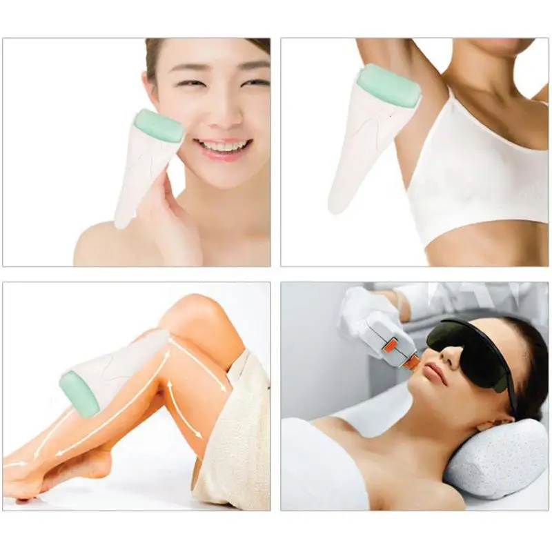 Крутой ледяной дермы ролик для кожи против старения инструмент Эпилятор массаж