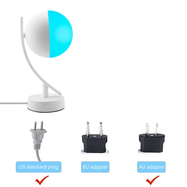 Newst Led умная Ночная подсветка 7 W умный стол свет RGBW Wi-Fi APP дистанционного Управление затемнения США ЕС Plug Amazon Алекс умная лампа Декор - Цвет корпуса: AU Plug