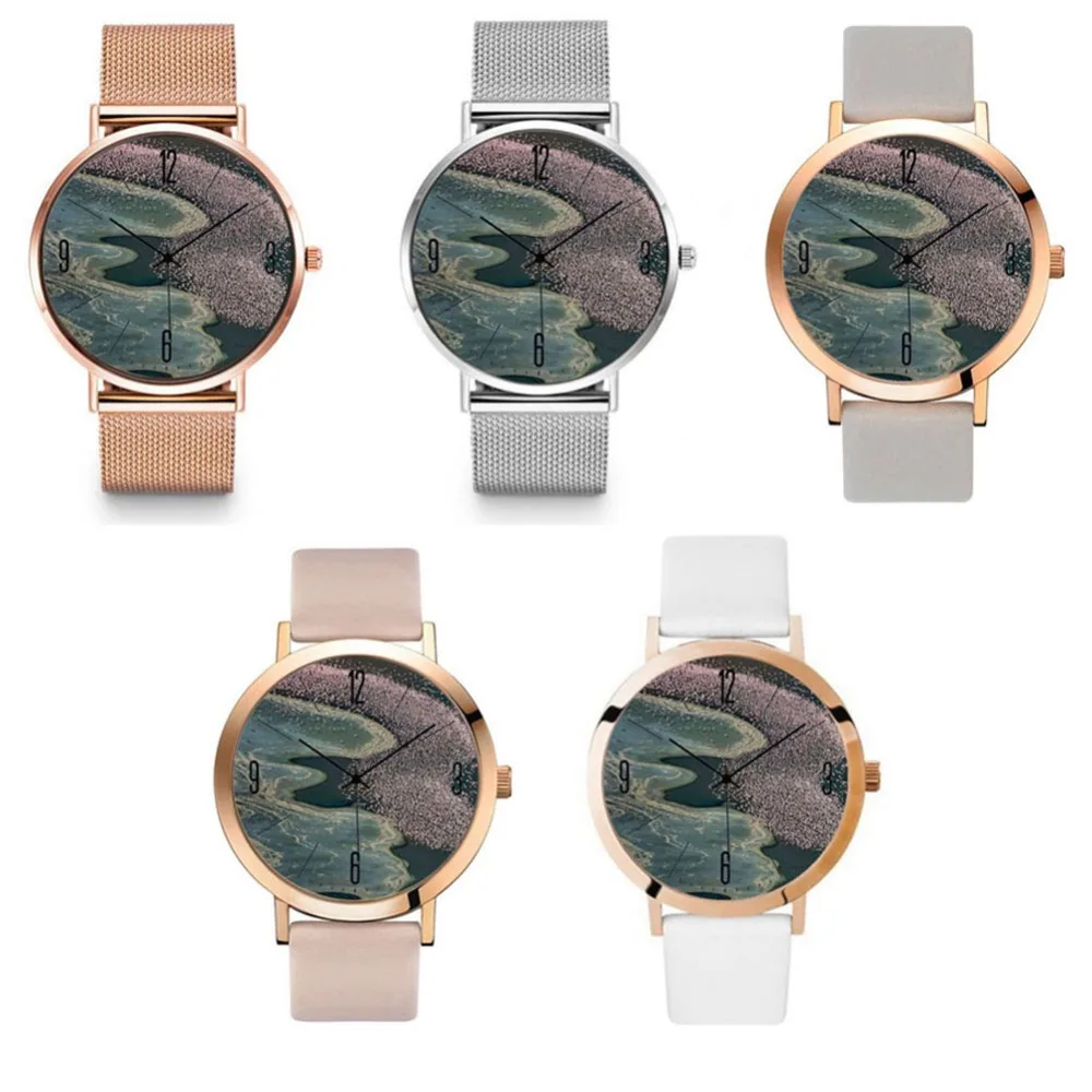 Лидер продаж Мода Шарм морской в виде ракушки часы Высокое качество циферблат