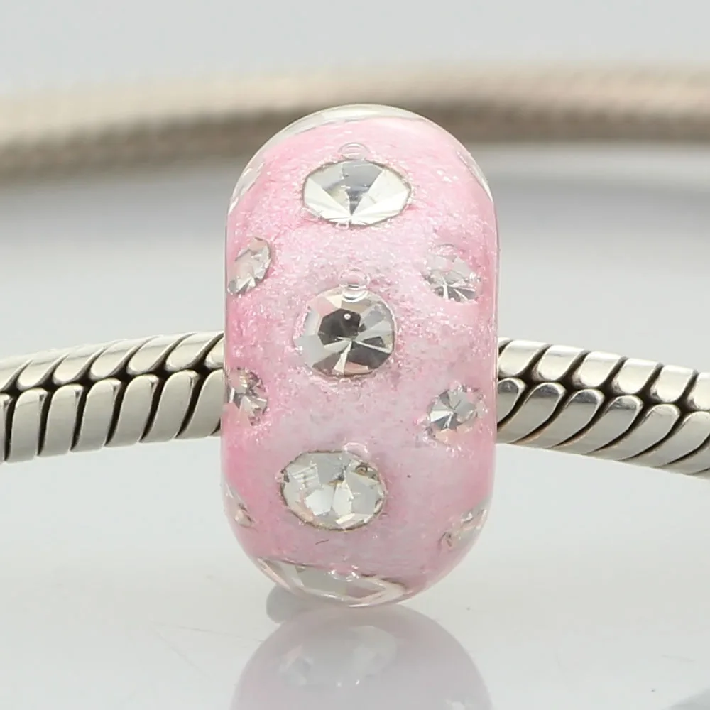 925 стерлингового серебра отверстие ручной работы Полимерная Глина Шарм из