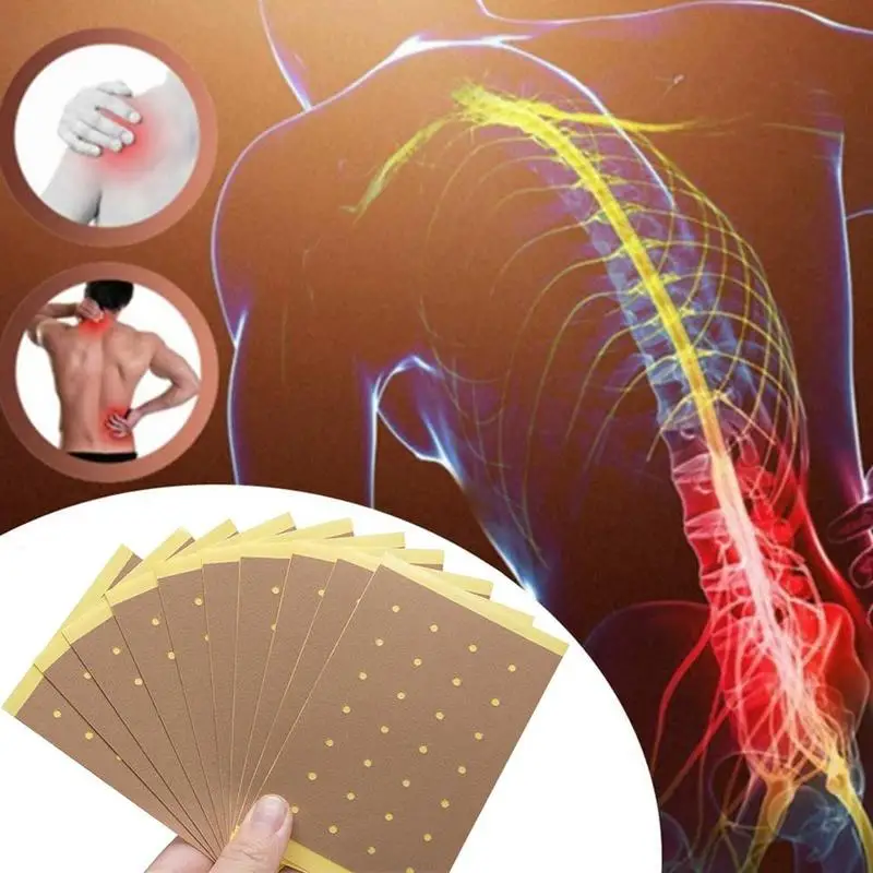 8Pcs Chinese Kung Fu Patch Medicated Plaster Medicine Knee Pain Relief Adhesive Patch Joint Back Medicated Plaster Pain Relieve