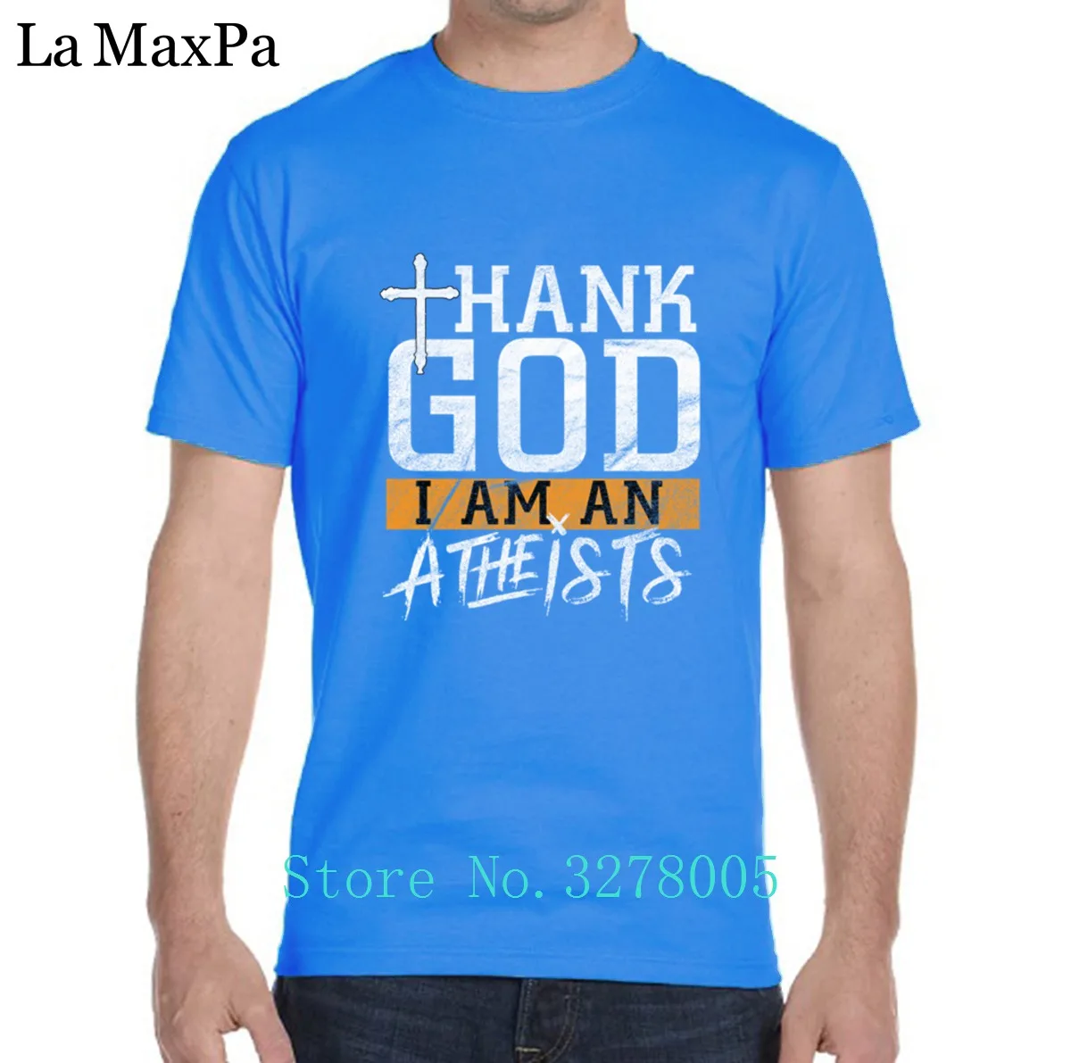 Футболка мужская под заказ модная футболка с надписью Thank God I Am Atheists оригинальная