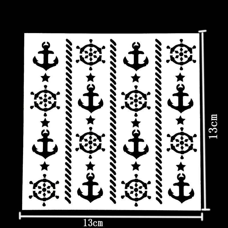 1 шт в форме руля многоразовые трафареты аэрограф живопись на холсте DIY домашний
