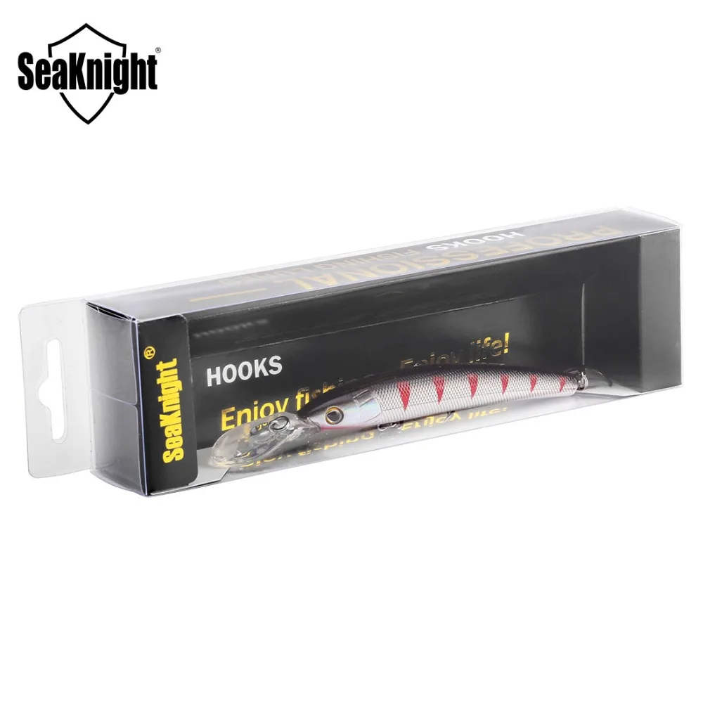 SeaKnight SK014 1 шт. приклеенная приманка 12 г 95 мм 0 8 м жесткая искусственная тонкая с 2