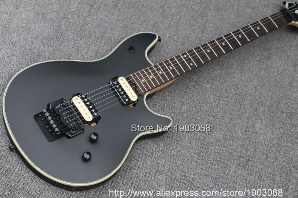 EVH VAN HALEN wolfgang Kramer Charvel black matt Guthrie Govn гитара двойная tremolo бесплатная доставка|Гитары|