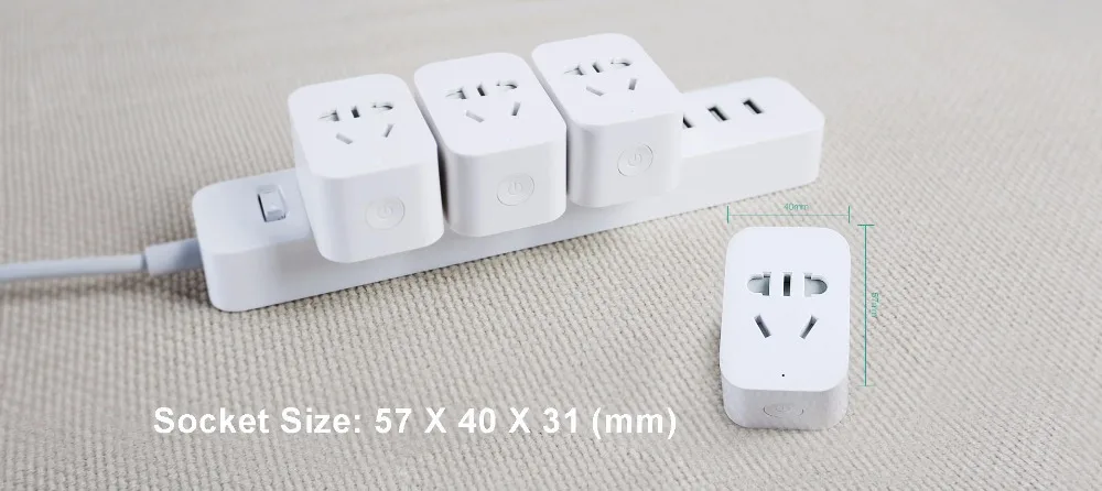 Xiao mi mi jia умная розетка Улучшенная двойная USB быстрая зарядка ZigBee/основное гнездо USB беспроводная WiFi mi Home APP управление