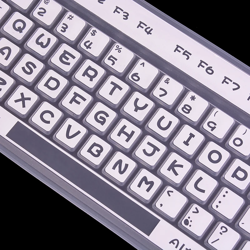 Силиконовый чехол для клавиатуры прозрачный протектор Macbook Air 44 5*13 см