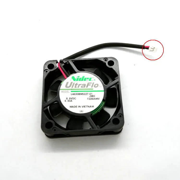 Новый оригинальный бесшумный охлаждающий вентилятор Nidec U40X08MS2Z7-51 4 см pct 40x40x10 мм 8 5