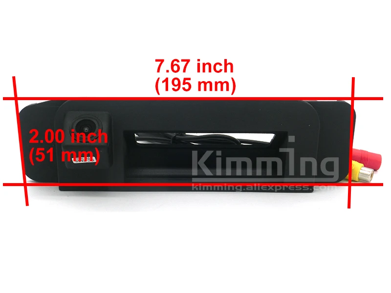 Автомобильная камера заднего вида для Mercedes Benz C Class W205 CLA C117 2014 2015 парковки с ручкой