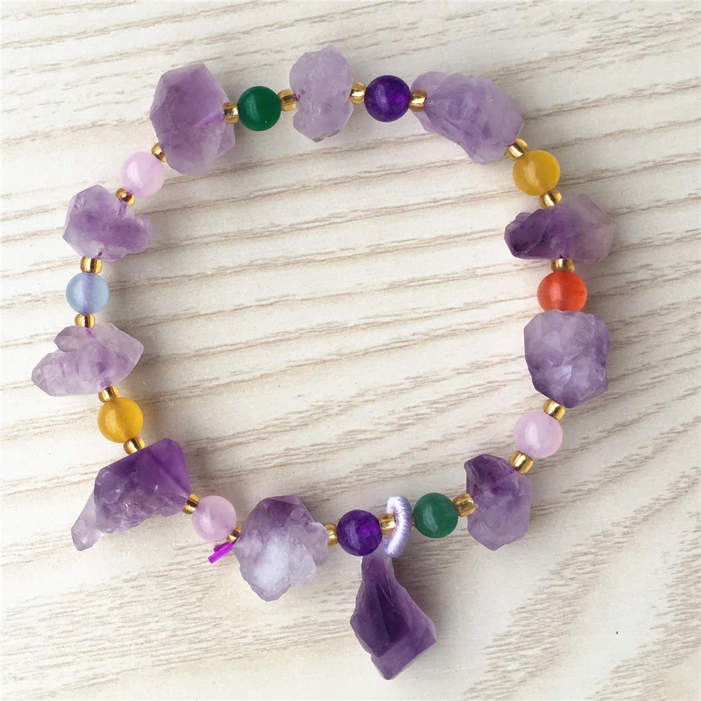 Новинка 2 шт. натуральный аметист энергетический необработанный Рудный камень