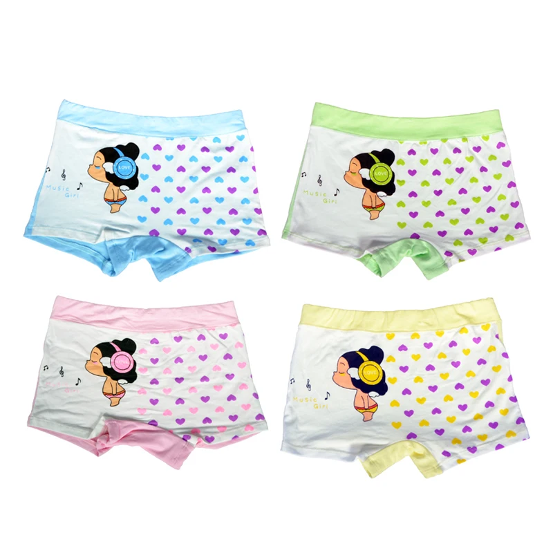 4 шт. трусы боксеры для девочек|girls underwear panties|girls panties boxerboxer girl |