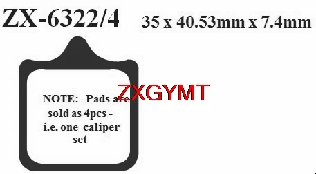 Металлокерамические тормозные колодки Набор подходит для LAVERDA SFC 1000 SFC1000 2004