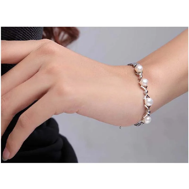 Горячая Распродажа тонкие серебряные жемчужины искусственные включая ожерелье