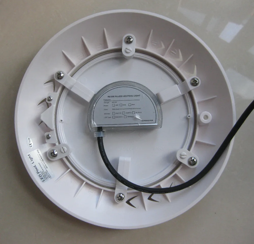 HX подводный светодиодный светильник для бассейна SMD42W 12V RGB пластик смола