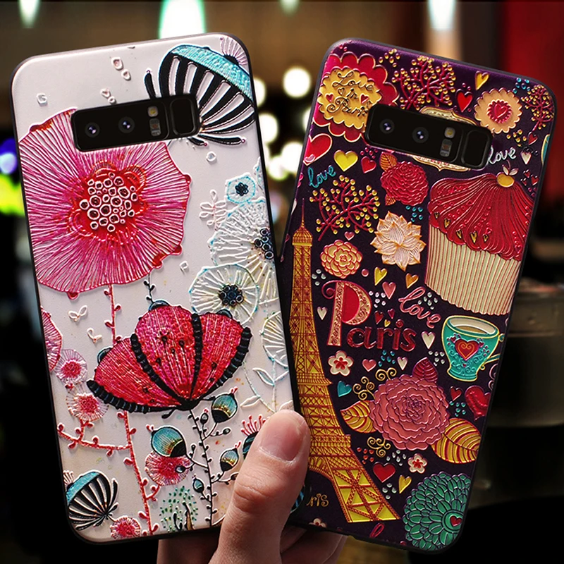 YonLinTan роскошный чехол для Samsung galaxy note 8 note8 телефона 3D милый|Чехлы-накладки| |