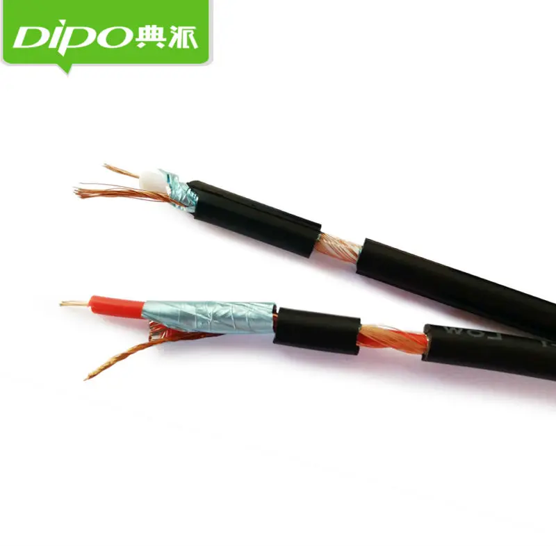 DIPO RCA аудио кабель 2RCA на 2 мужчин и позолоченный для STB DVD ТВ усилитель акустики 1 м 3