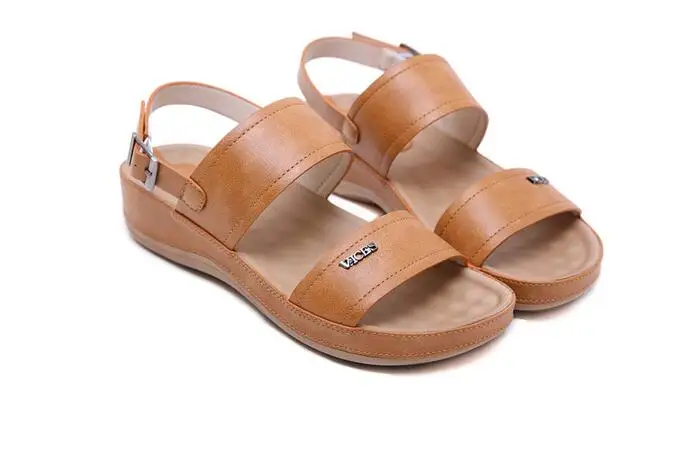 Beach flip flops shoes woman summer sandals woman's shoes sajdals platform with high heel and wedge with a pair of sandals c420