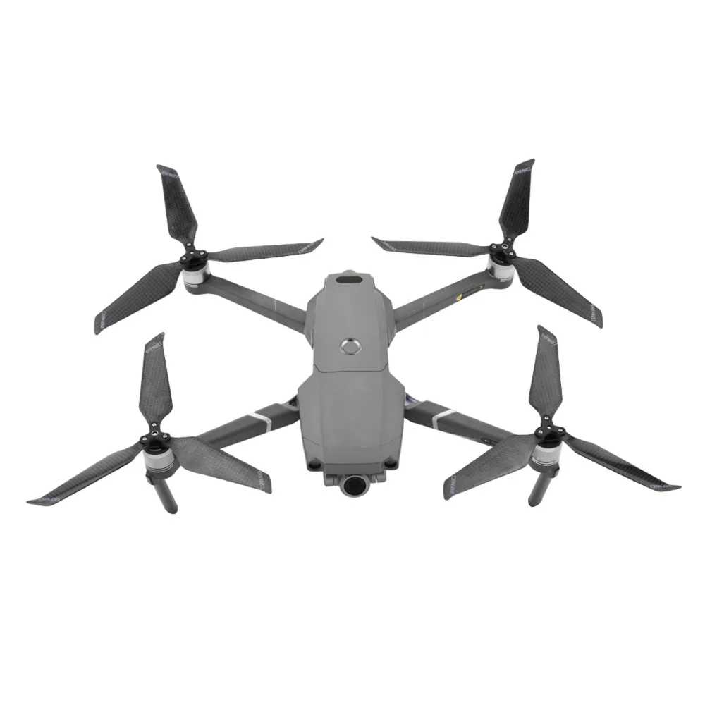 2 пара углеродного волокна Складная низким уровнем шума 8743 3-лезвие винты для DJI