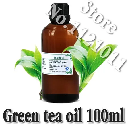 Бесплатная доставка 100% чистое растительное эфирное масло зеленого чая
