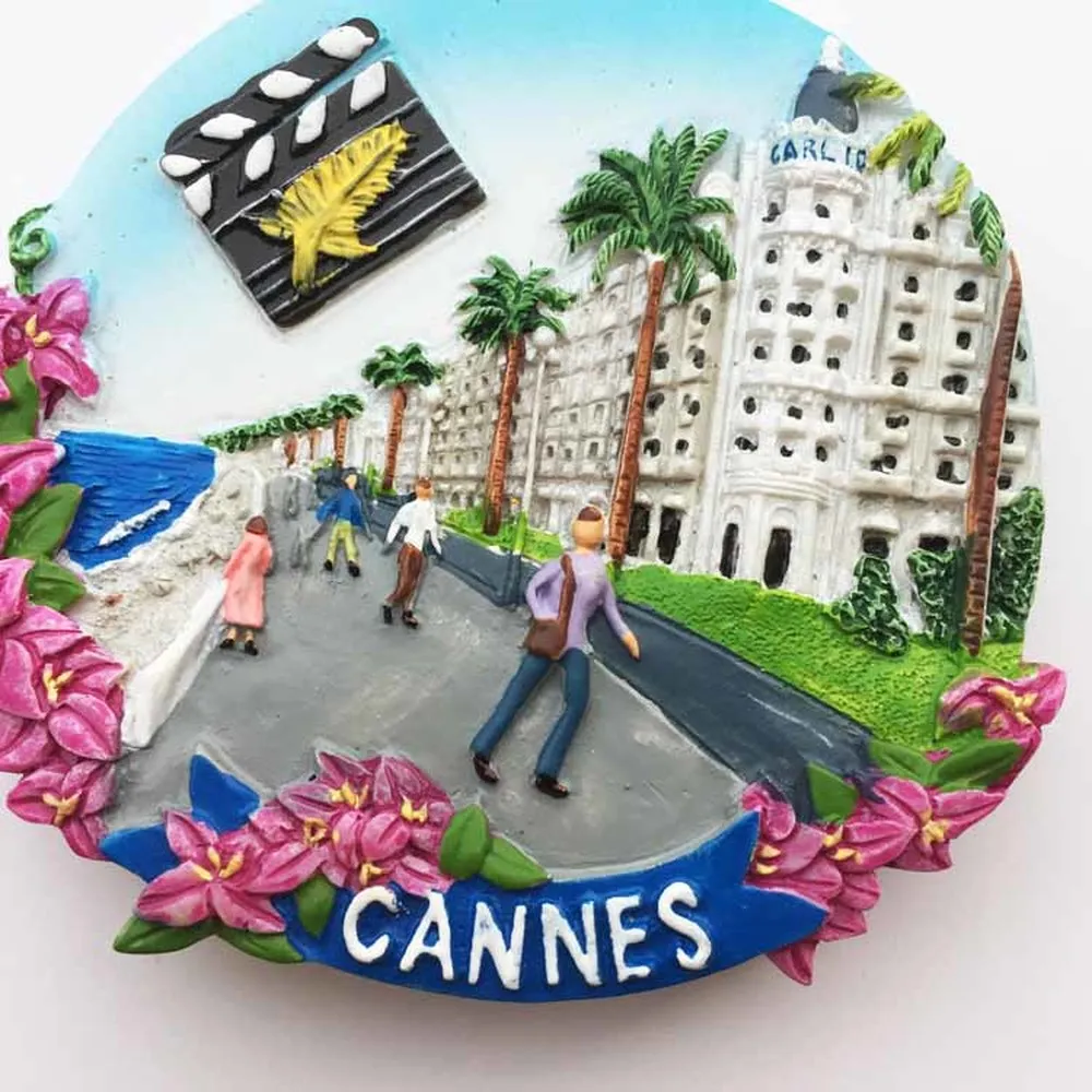 BABELEMI лидер продаж французские тростниковые 3D магниты на холодильник дорожные