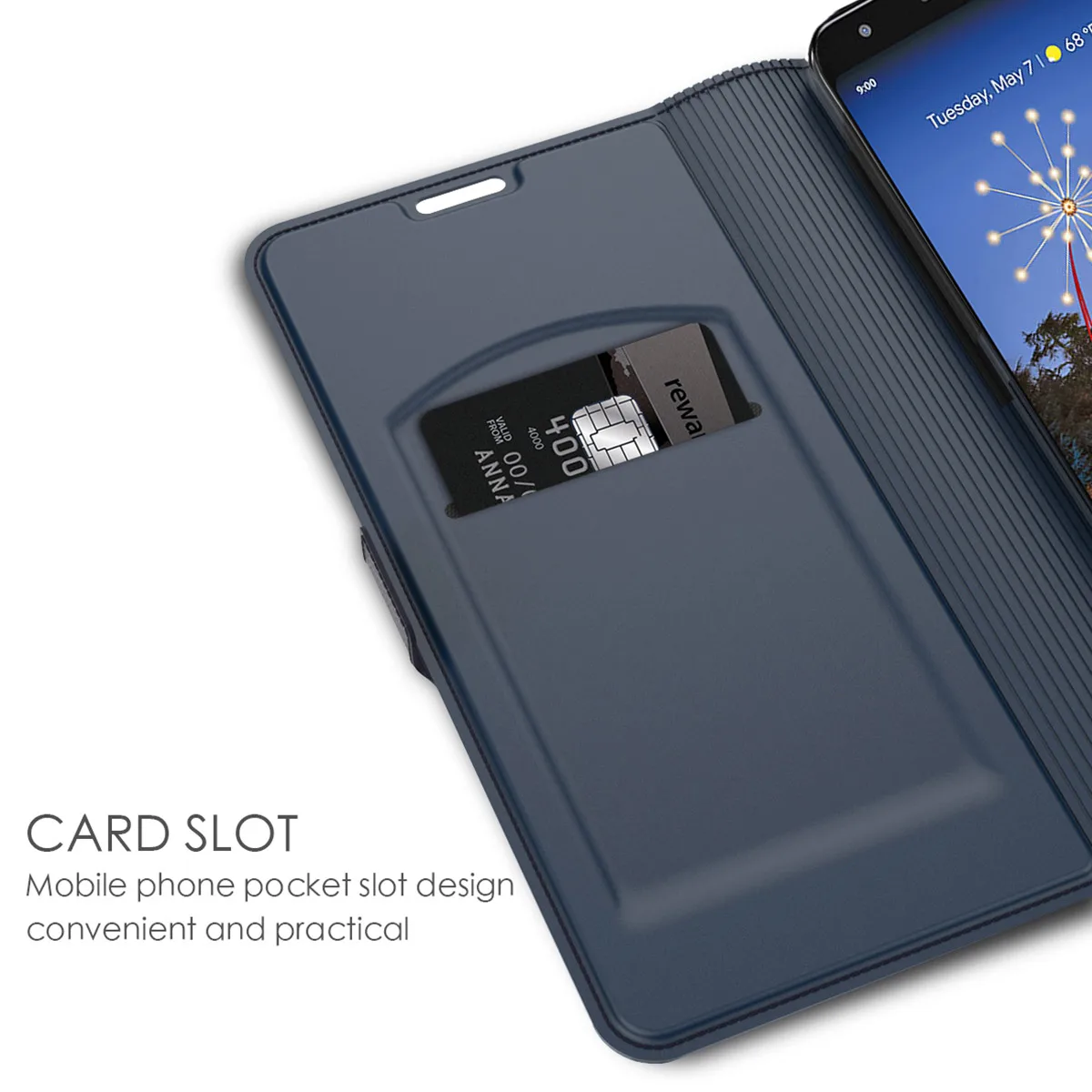 Для Google Pixel 3A XL чехол из искусственной кожи с магнитной пряжкой и откидной
