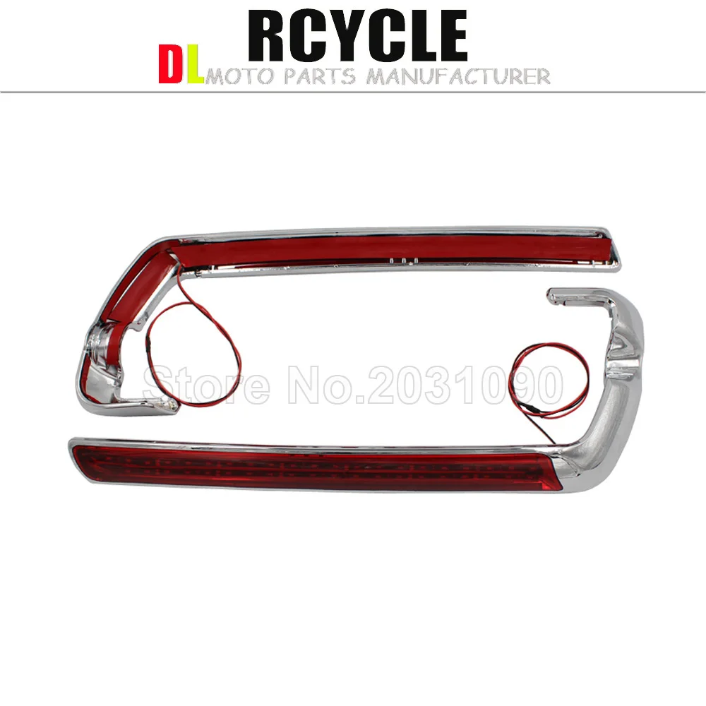 2016 новые для Harley светодиодные боковые Габаритные Light Kit Davidson Electra Glo сума лампы