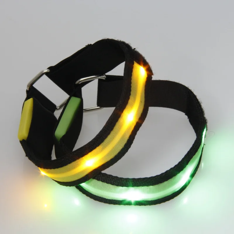 New 2018 5pcs/lot Light Up Toys Nylon Waterproof Led Flashing Bracelet Custom Luminous Wristband For Party Decoration Supplies | Дом и сад