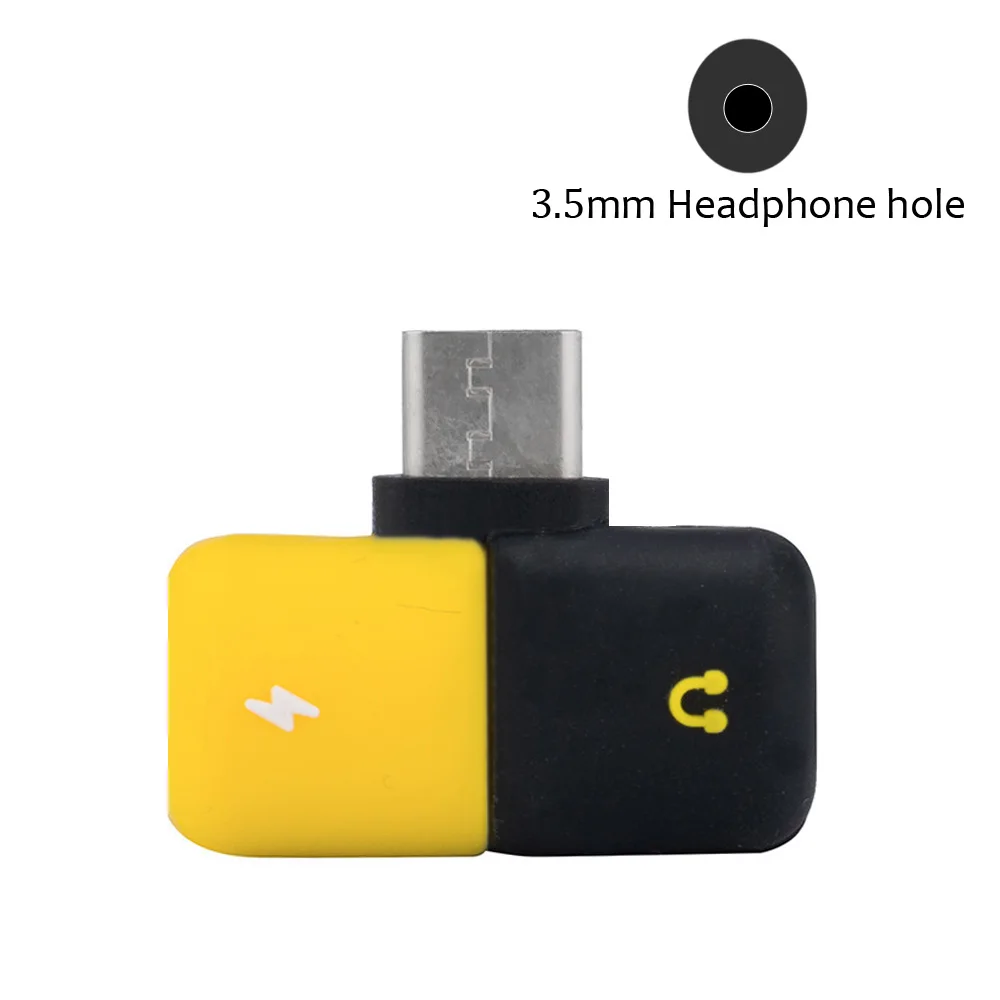 Type-C usb type C до 3,5 мм разъем для наушников вспомогательный конвертер адаптер зарядное устройство аудио двойной 2 в 1 USB-C кабель-разветвитель для наушников Музыка
