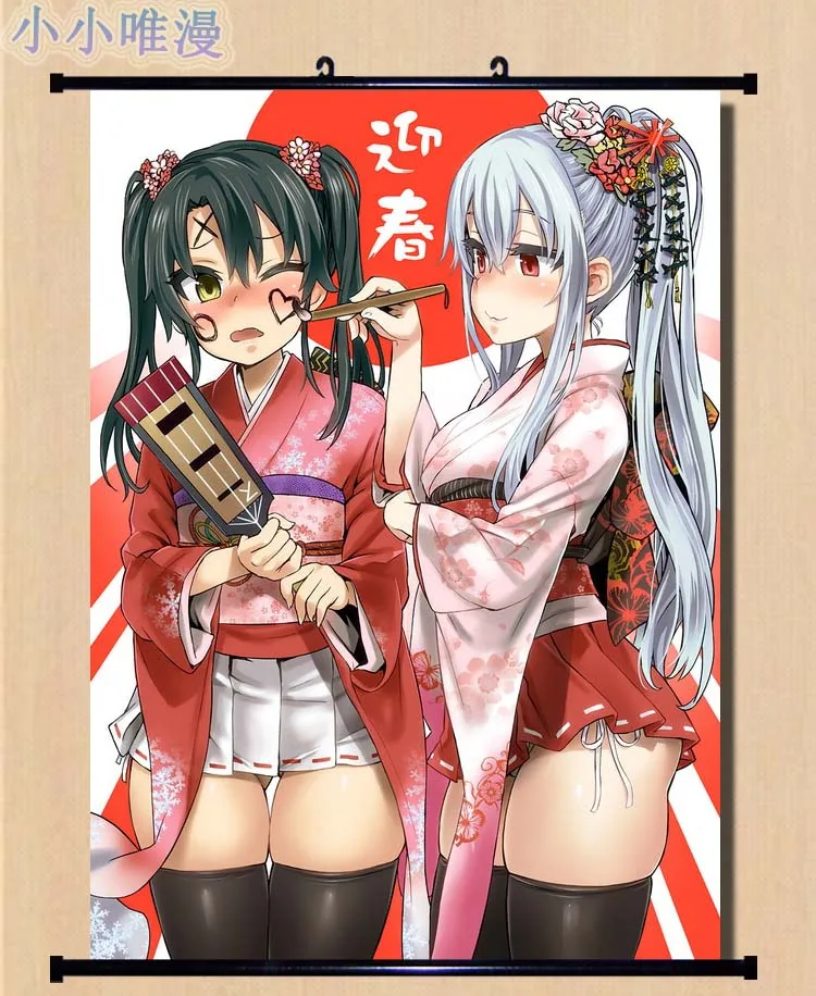 Декоративные картинки из японского аниме коллекция Kantai персонажи kanglue Zuikaku и Shoukaku